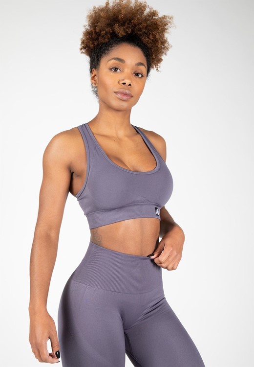Yava Reggiseno Sportivo Senza Cuciture - Grigio - XS/S