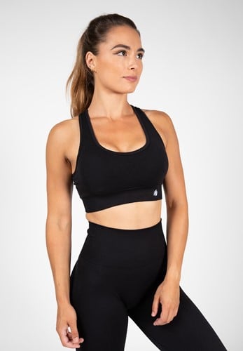 Yava Reggiseno Sportivo Senza Cuciture - Nero