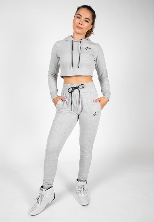 Pixley Crop Top Gray