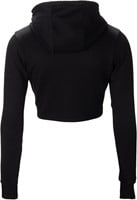 Pixley Crop Hoodie Black Pop2
