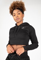 Pixley Crop Top Hoodie - Black - XS Gorilla Wear Pixley Crop Top Hoodie - Black - XS Gorilla Wear