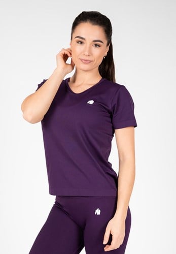 Neiro Maglietta Senza Cuciture - Viola