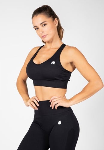 Hilton Seamless Sports Bra - Black