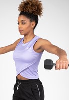 Estelle Twisted Crop Top Lilac