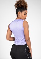 Estelle Twisted Crop Top Lilac