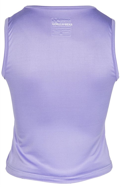 Estelle Twisted Crop Top Lilac