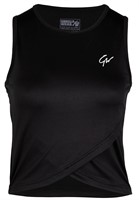 Estelle Twisted Crop Top Black