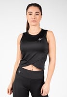 Estelle Gedrehtes Crop-Top - Schwarz - XS
