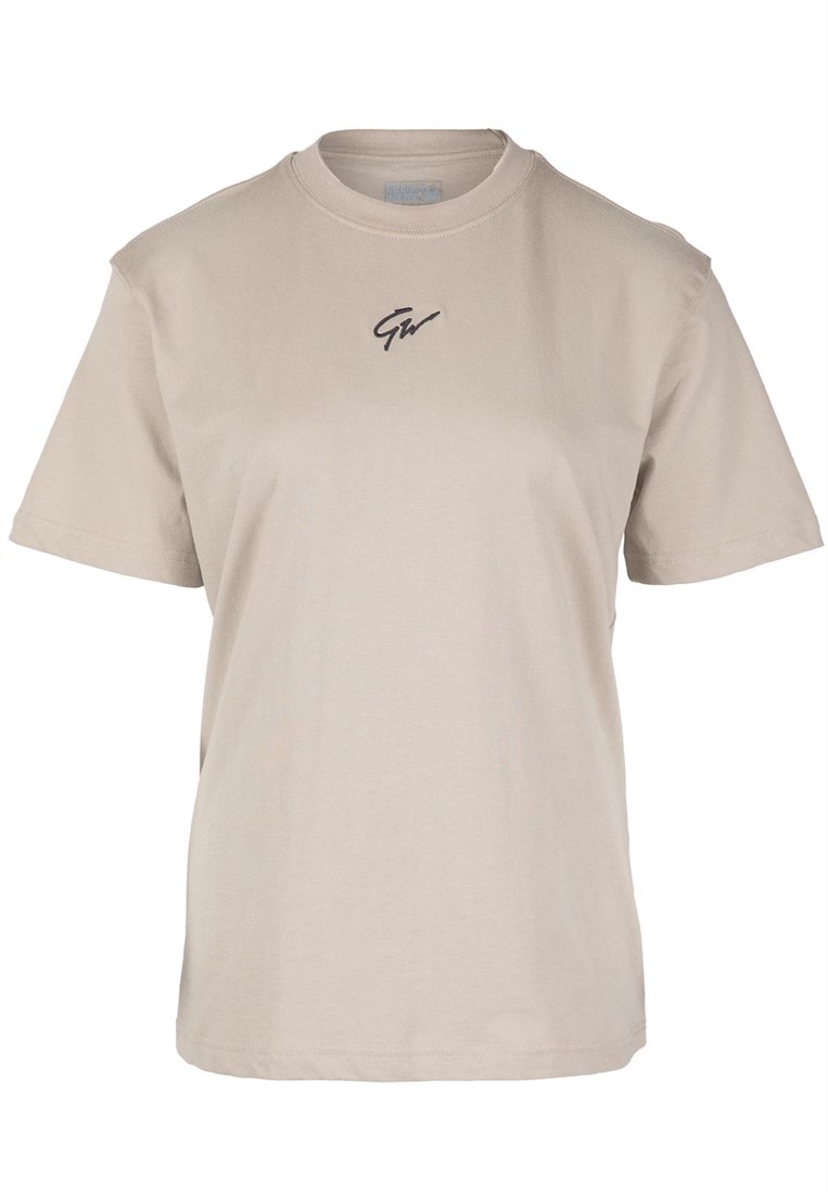 Bixby Oversized T-Shirt - Beige - XS Gorilla Wear
