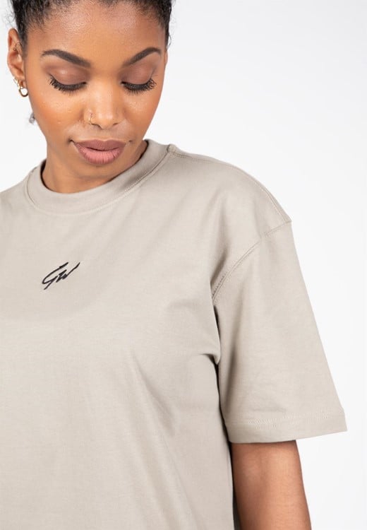 Bixby oversized t-shirt beige