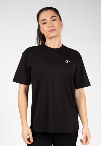 Oversized zwart shirt on sale