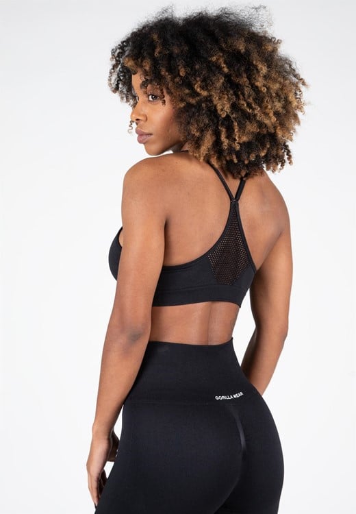 Quincy Seamless Sports Bra Black