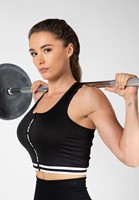 Mesa Zip Front Crop Top Black