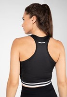 Mesa Zip Front Crop Top Black