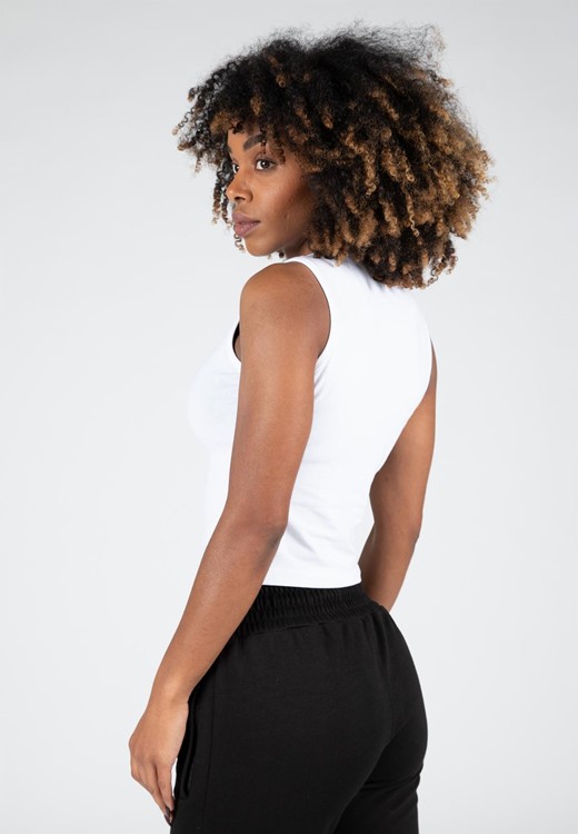 Livonia Crop Top White