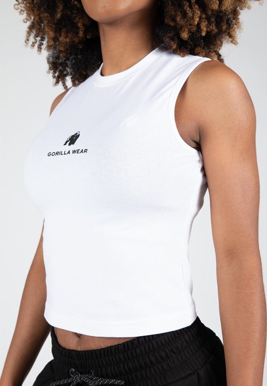 Livonia Crop Top White