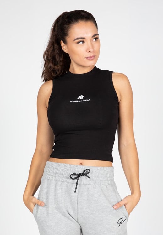 Livonia Crop Top - Black - XS