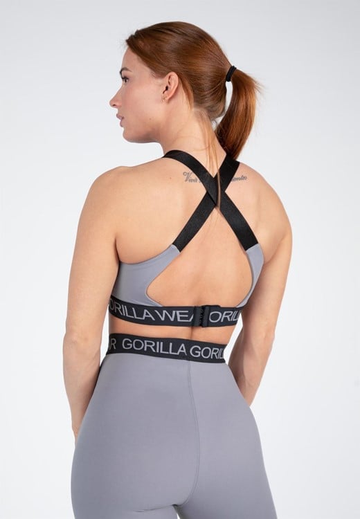 Colby Sports Bra Gray