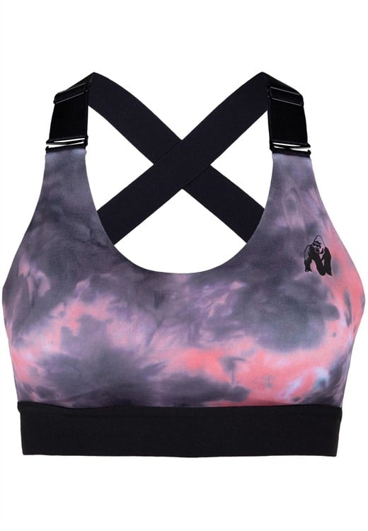 Colby Sports Bra Gray/Pink