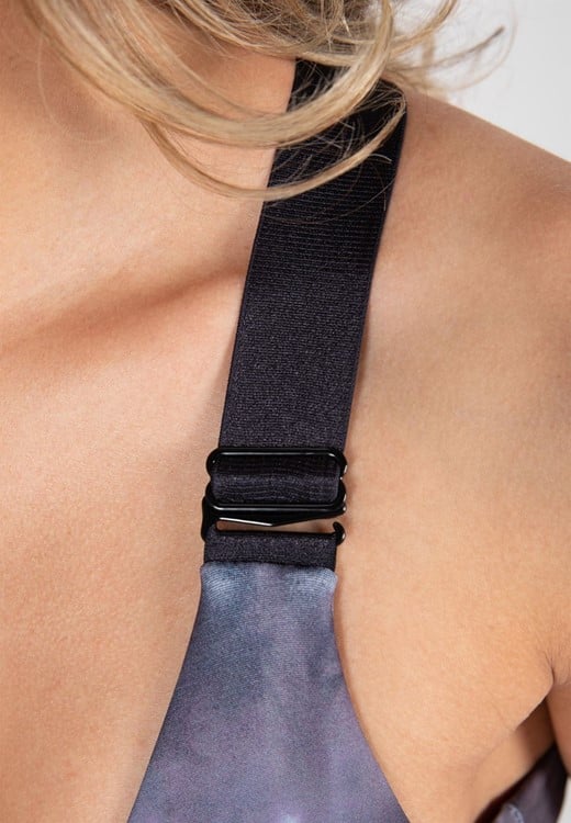Colby Sports Bra Gray/Pink