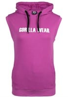 Virginia Sleeveless Hoodie Fuchsia