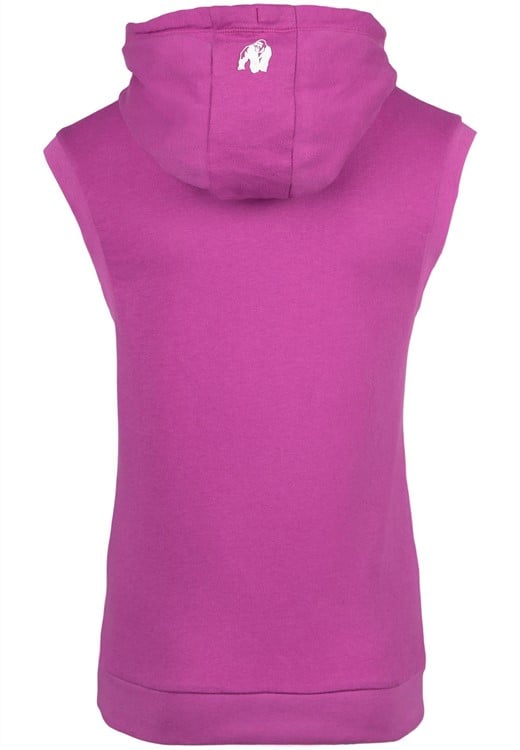 Virginia Sleeveless Hoodie Fuchsia