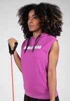 Virginia Sleeveless Hoodie Fuchsia