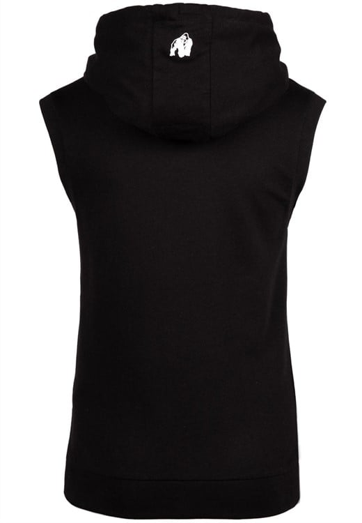 Virginia Sleeveless Hoodie Black