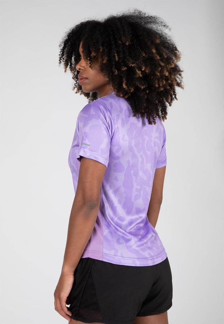 DeFacto B7785A8 T-Shirt Bambina In Cotone 100% - Colore Lilla Chiaro - Girocollo Con Linguetta E Maniche Corte