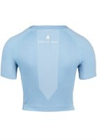 Selah Seamless Crop Top Light Blue