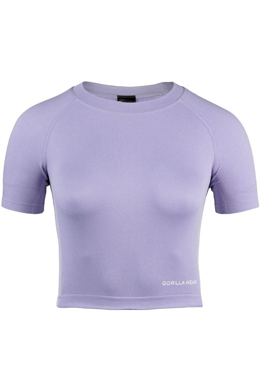 Selah Seamless Crop Top Lilac
