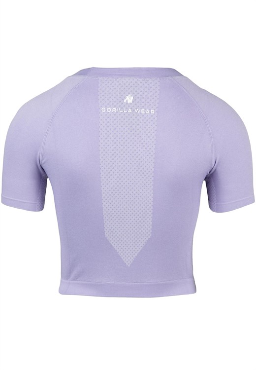 Selah Seamless Crop Top Lilac