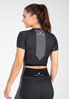 Selah Seamless Crop Top Black