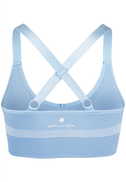 Selah Seamless Sports Bra Light Blue