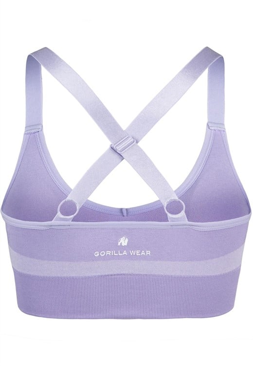 Selah Seamless Sports Bra Lilac