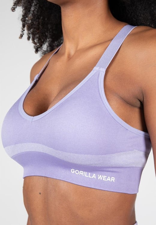Selah Seamless Sports Bra Lilac