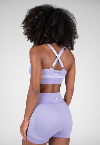 Selah Seamless Sports Bra Lilac Gorilla Wear