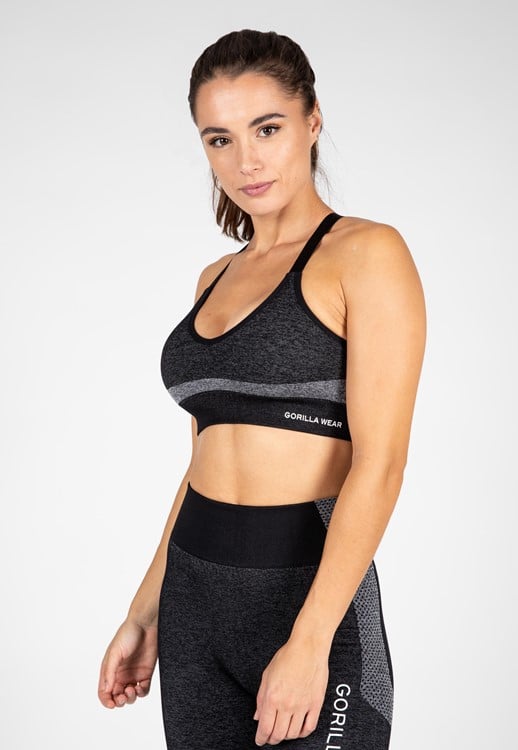 Selah Nahtloses Sport-BH - Schwarz - XS/S