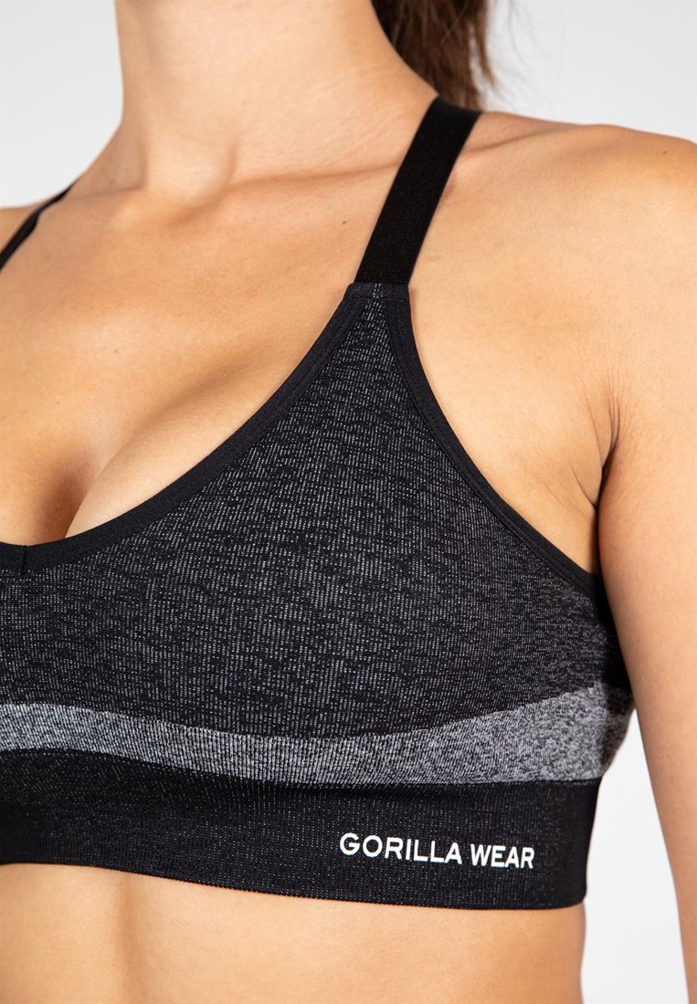 Selah Seamless Sports Bra - Black - M/L Gorilla Wear