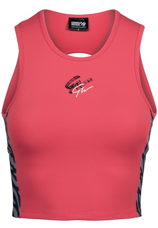 Zion Crop Top Red