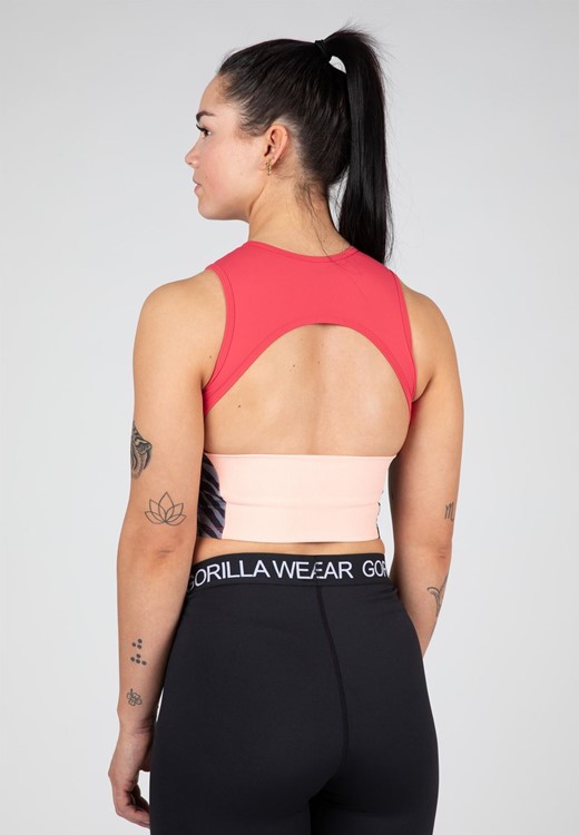 Zion Crop Top Red