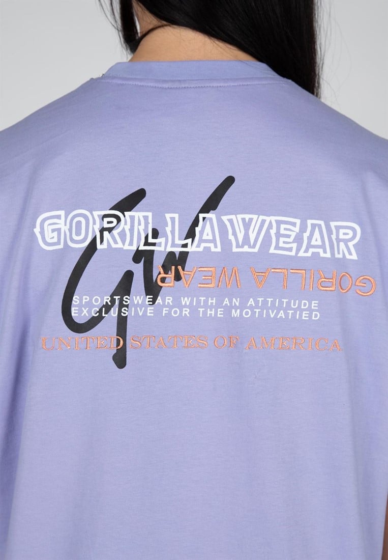 Medina Oversized T-Shirt - Lilac - XS Gorilla Wear