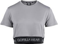 Colby Cropped T-Shirt Gray