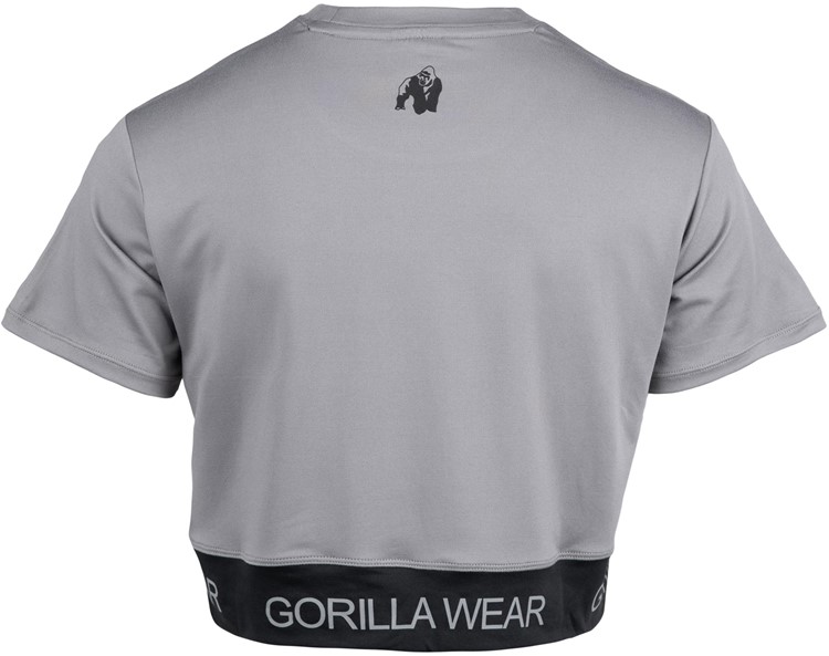 Colby Cropped T-Shirt Gray