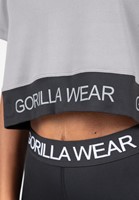 Colby Cropped T-Shirt Gray