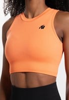 Olivia Seamless Crop Top Peach