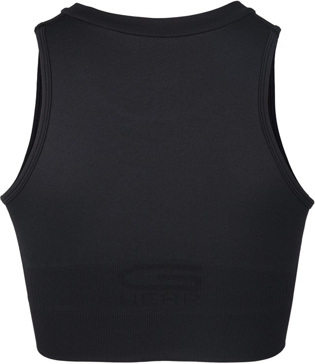 Olivia Seamless Crop Top Black