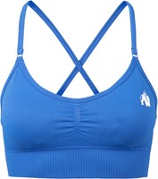 Olivia Seamless Sports Bra Blue
