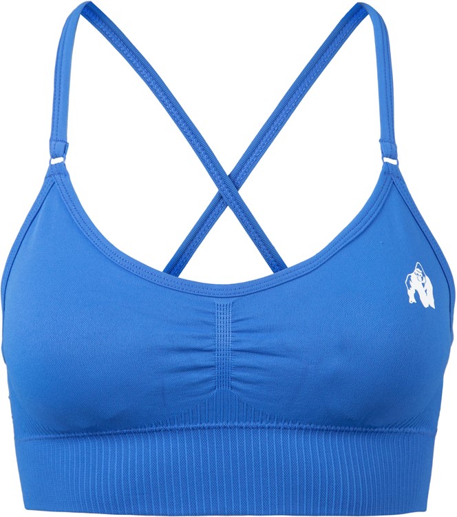 Olivia Seamless Sports Bra Blue
