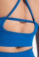 Olivia Seamless Sports Bra Blue